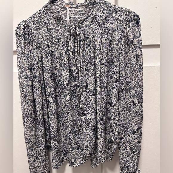 Free People Multicolor Floral Blouse - Picture 10 of 12